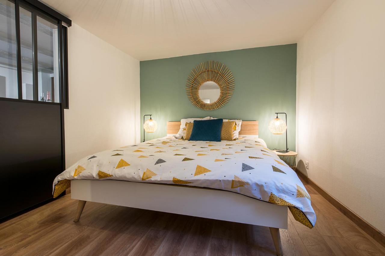 Appart 4 Pers Design Et Cosy Avec Jardin Au Coeur De Selestat Exterior photo